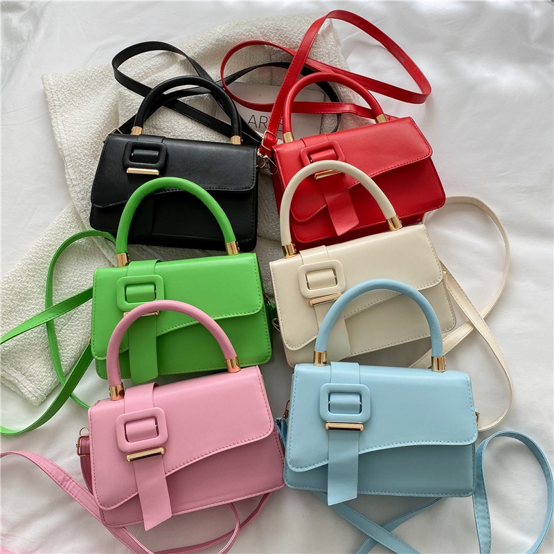 Túi Đeo Chéo Hình Vuông Nhỏ Đơn Giản Thời Trang Hàn Quốc Mới Dành Cho Nữ 2022