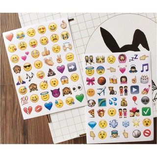 Sticker Emoji (Set 4 tờ)
