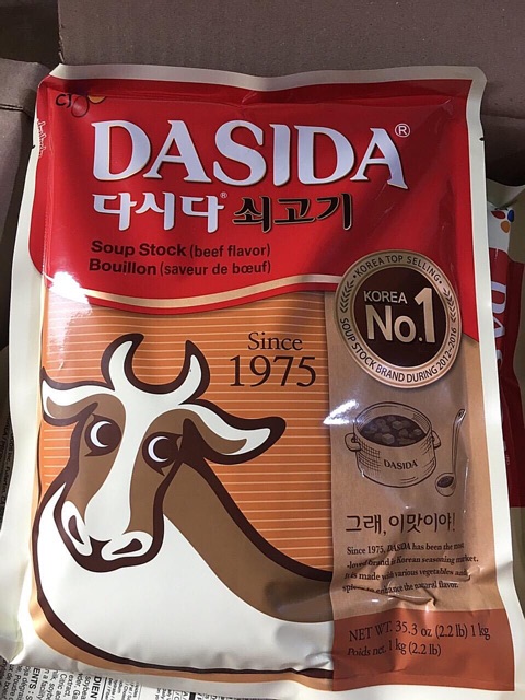 1kg Bột Nêm Bò Dasida Hàn Quốc Cao Cấp
