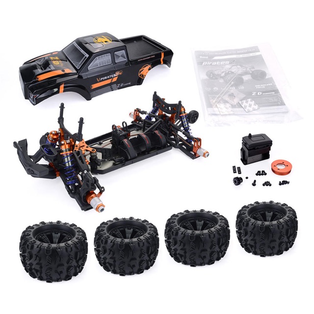 Kit xe Truck Zd MT8 size khủng 1/8 bánh to chạy tốc độ cao