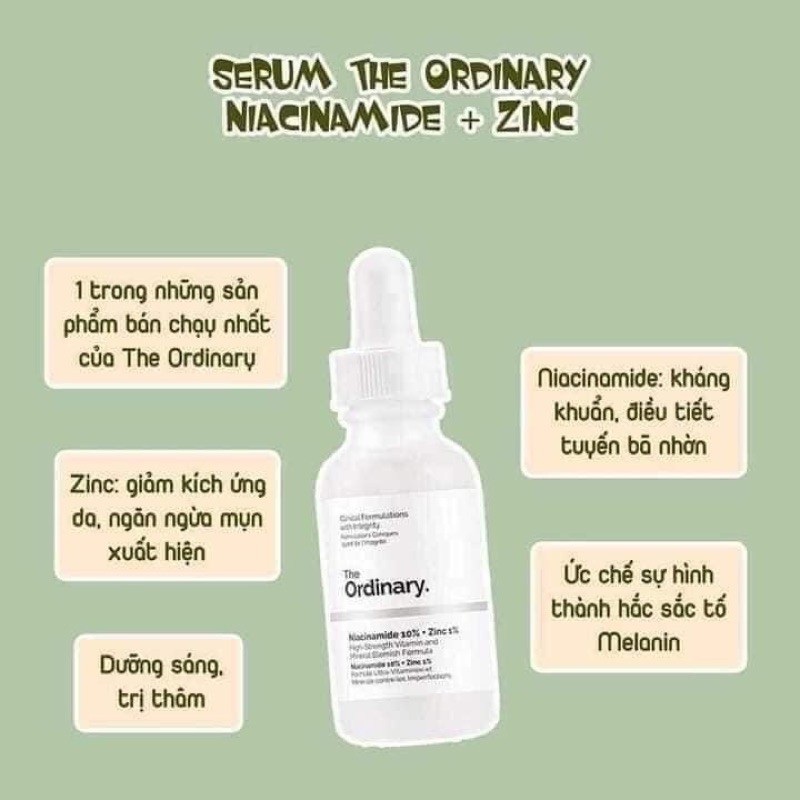 Serum zin c The ordinary