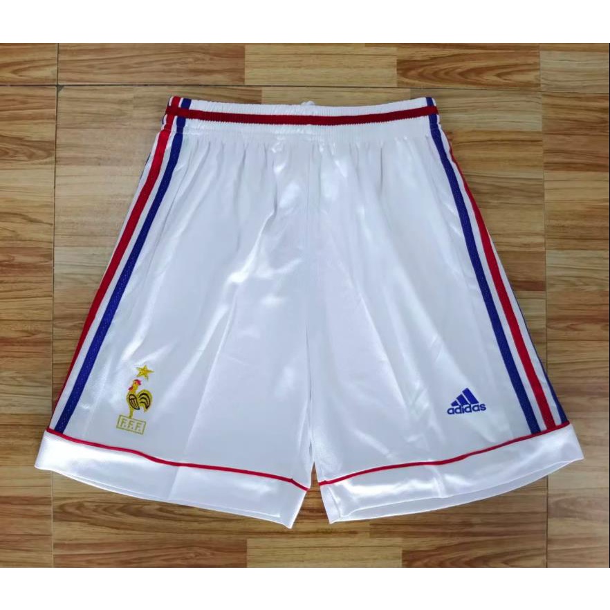 Quần short Bóng Đá Pháp 1998 Phong Cách Retro