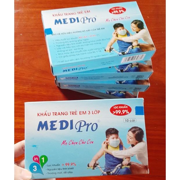 [LỌC KHUẨN 99,9%]  Khẩu Trang Y Tế Em Bé 2D/3D - An Toàn, Thoáng Mát (Bé dưới 10t) | BigBuy360 - bigbuy360.vn