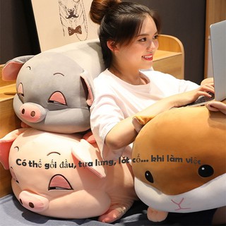 [Freeship 99k] Chăn gối 2in1 hình heo