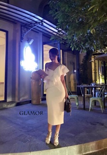 (Nhập mã NTAM169 để được giảm còn 169k + FS) GLAMOR - ĐẦM DÂY THIẾT KẾ