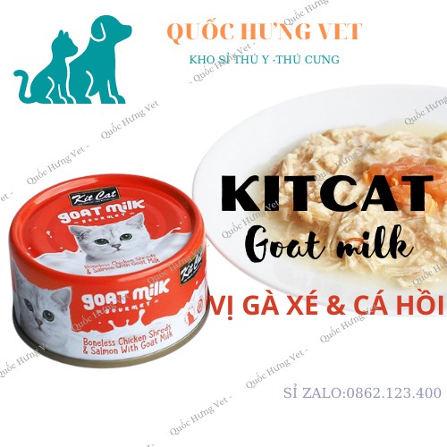 Pate Sữa Dê kitcat cho mèo