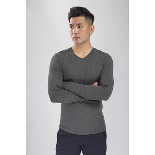 Áo Thun Nam Dài Tay Aristino - Freeship - Chất Liệu Coton Mịn Mát Giữ Ấm Tốt SALE  ALT004W8