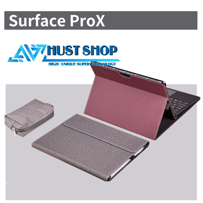 Bao da hãng Veker cho Surface Pro X Có Túi Sạc | BigBuy360 - bigbuy360.vn