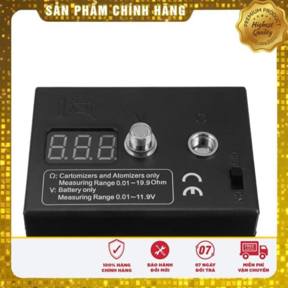 ⚡️QUÀ TẶNG⚡️ Dụng Cụ Đo Ohm Coil Master Ohm Mete _ Thiết Bị Đo Ohm Điện Tử (Dùng Pin 2AA - Tặng kèm)