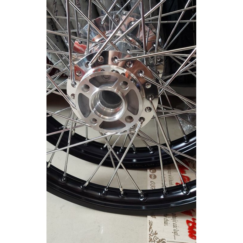 Bánh căm Raider Satria niềng nhôm banzai 1.4/1.6 đã rút căm sẵn về gắn như zin