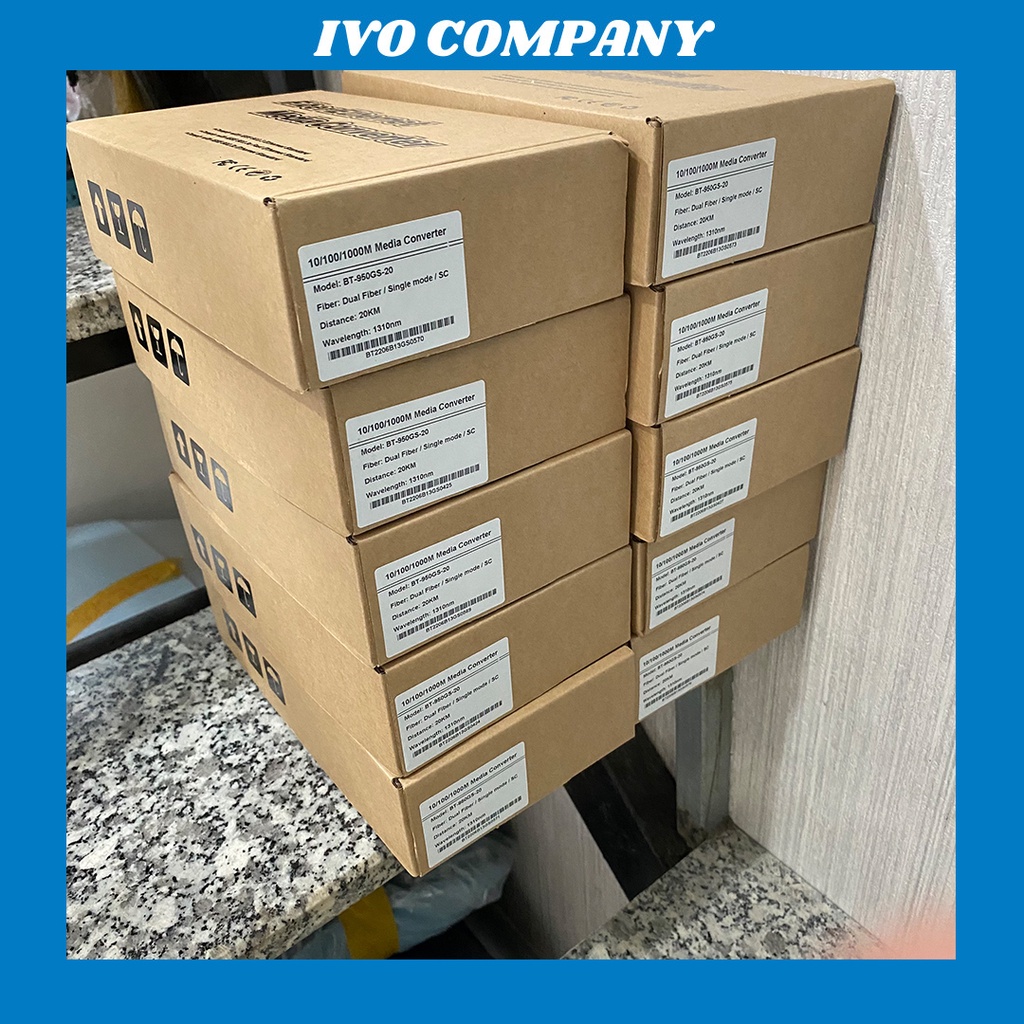 Bộ Chuyển Đổi Quang Điện BT-950 Media Converter BTON BT-950GS-20