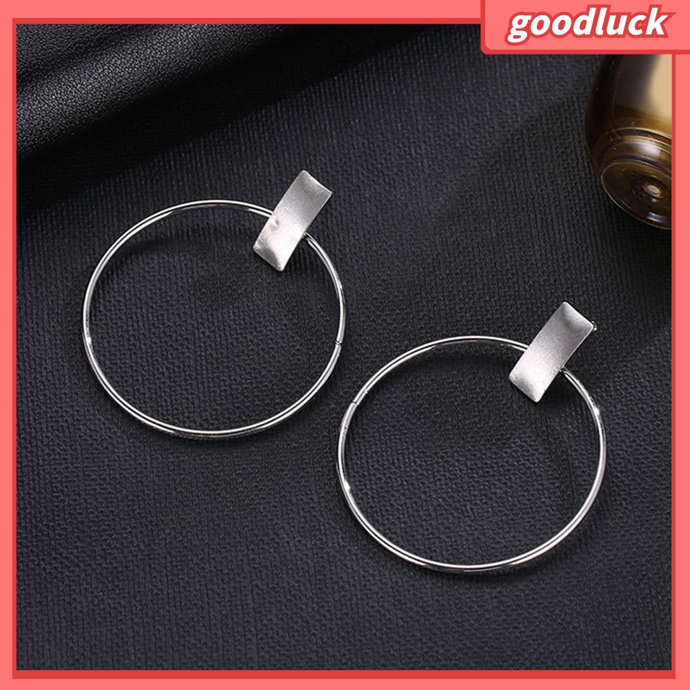 Bông tai nữ thiết kế hình học đơn giản cá tính