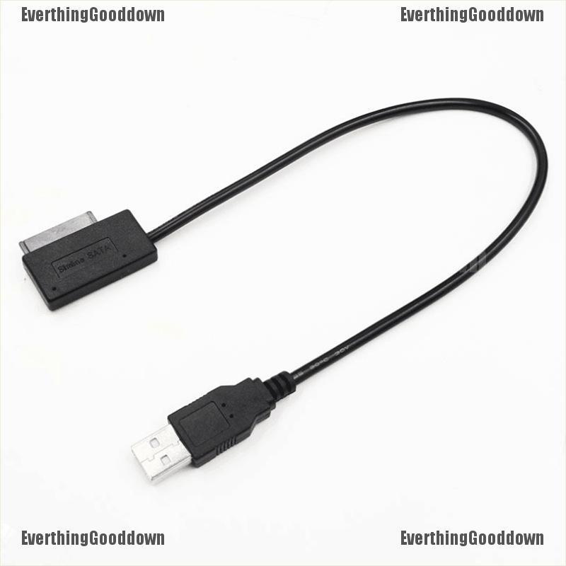 Cáp Chuyển Đổi Usb 2.0 Sang Sata 7p + 6p Cho Laptop Dvd / Cd Rom