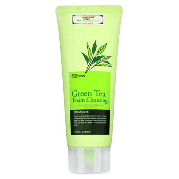 Sữa rửa mặt trà xanh kháng khuẩn, ngừa mụn Benew Green Tea Foam Cleansing 100ml