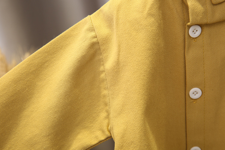 Áo khoác sơ mi tay dài thời trang xuân thu lịch lãm dành cho bé trai