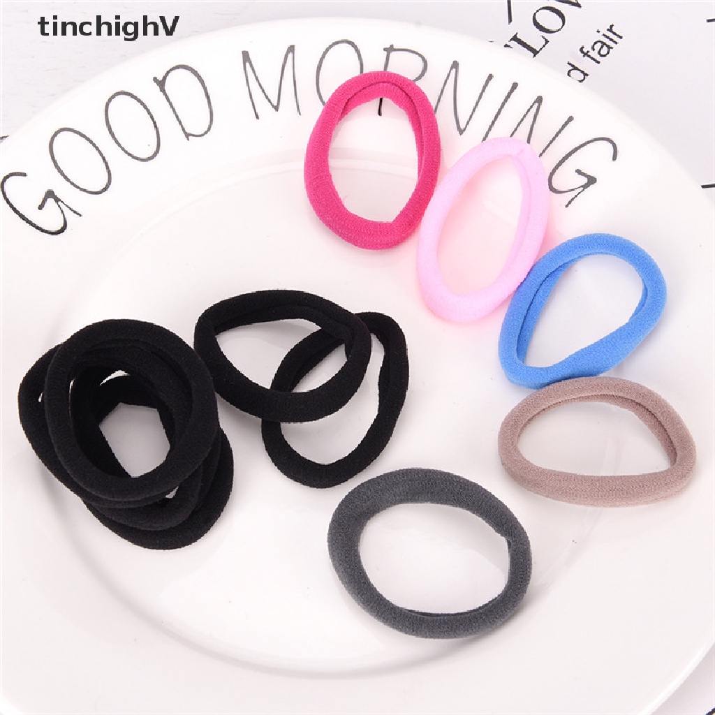 Set 10 Dây Cột Tóc Co Giãn Thời Trang Cho Nữ