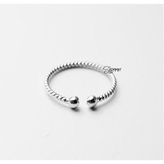 Nhẫn bạc 925 piky - shimmer silver