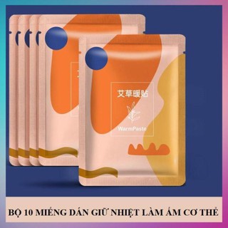 [10 Miếng] Miếng Dán Giữ Nhiệt Giữ Ấm Cơ Thể - Miếng Dán Ấm Bụng Cho Ngày Rụng Dâu