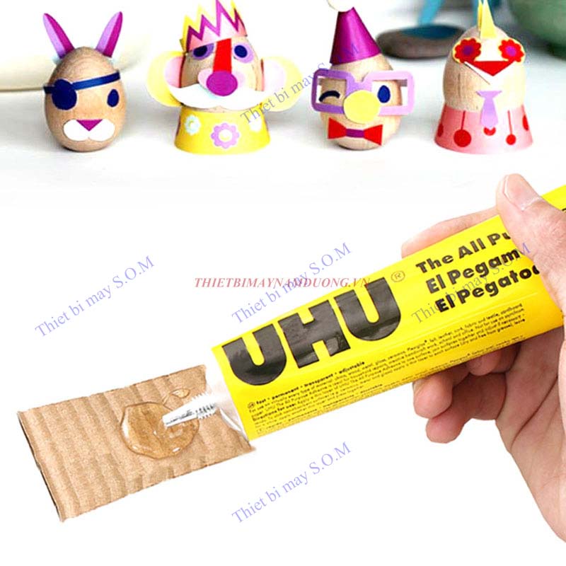 Keo dán vải > Keo dán đa năng UHU 35ml - GUHU trong suốt, nhanh khô, mềm dẻo