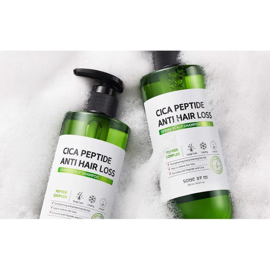 [285ml] Dầu Gội Ngăn Tóc Gãy Rụng Some By Mi Cica Peptide Anti Hair Loss Derma Scalp Shampoo | BigBuy360 - bigbuy360.vn