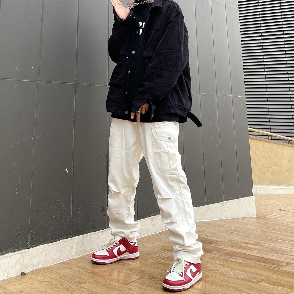 Quần Cargo Pants Jogger Túi Hộp Nam Quần Kaki Chất Đẹp Ống Suông Streetwear