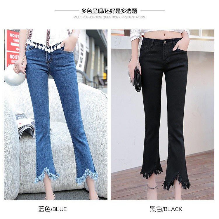 Quần bò ống loe thời trang 4402 Quảng Châu