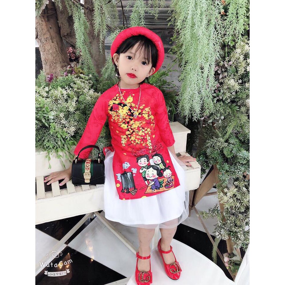 Áo dài Tết và khăn vấn