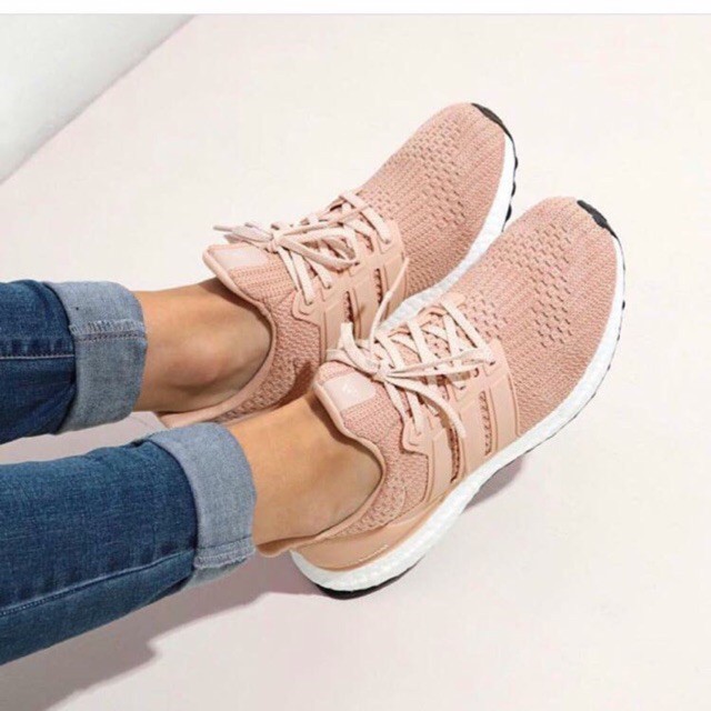 [ CÓ SẴN ] Giày sneaker ultra boost 4.0 pale pink [SIÊU ĐẸP]