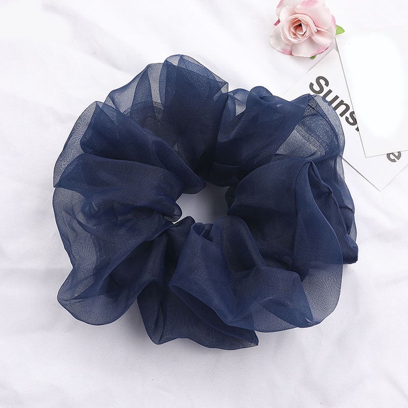 Dây Buộc Tóc Co Giãn Chất Liệu Chiffon Phong Cách Hàn Quốc Hair Scrunchies