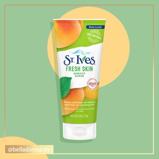 Sữa Rửa Mặt Tẩy Tế Bào Chết Hương Mơ St. ives Fresh Skin Control Apricot Scrub 170g