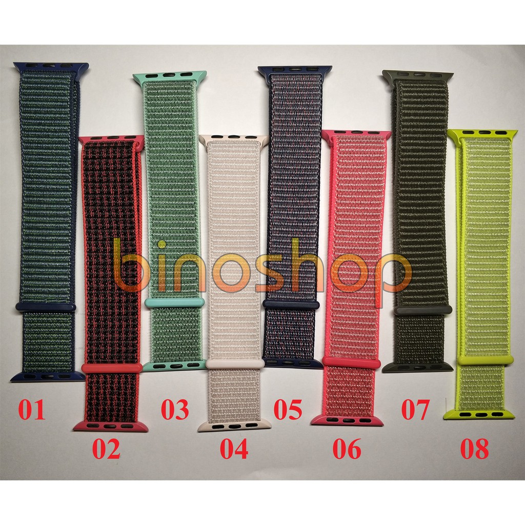 Dây đeo nylon Apple Watch - Dây đeo thay thế Apple Watch 38mm - 42mm