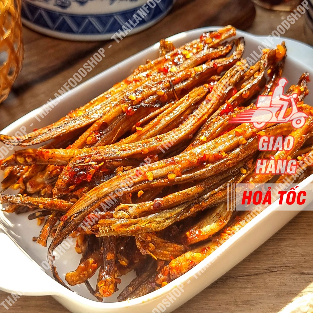 Khô Cá Kèo Sate Ram Giòn Lon 250Gram - Ăn Liền