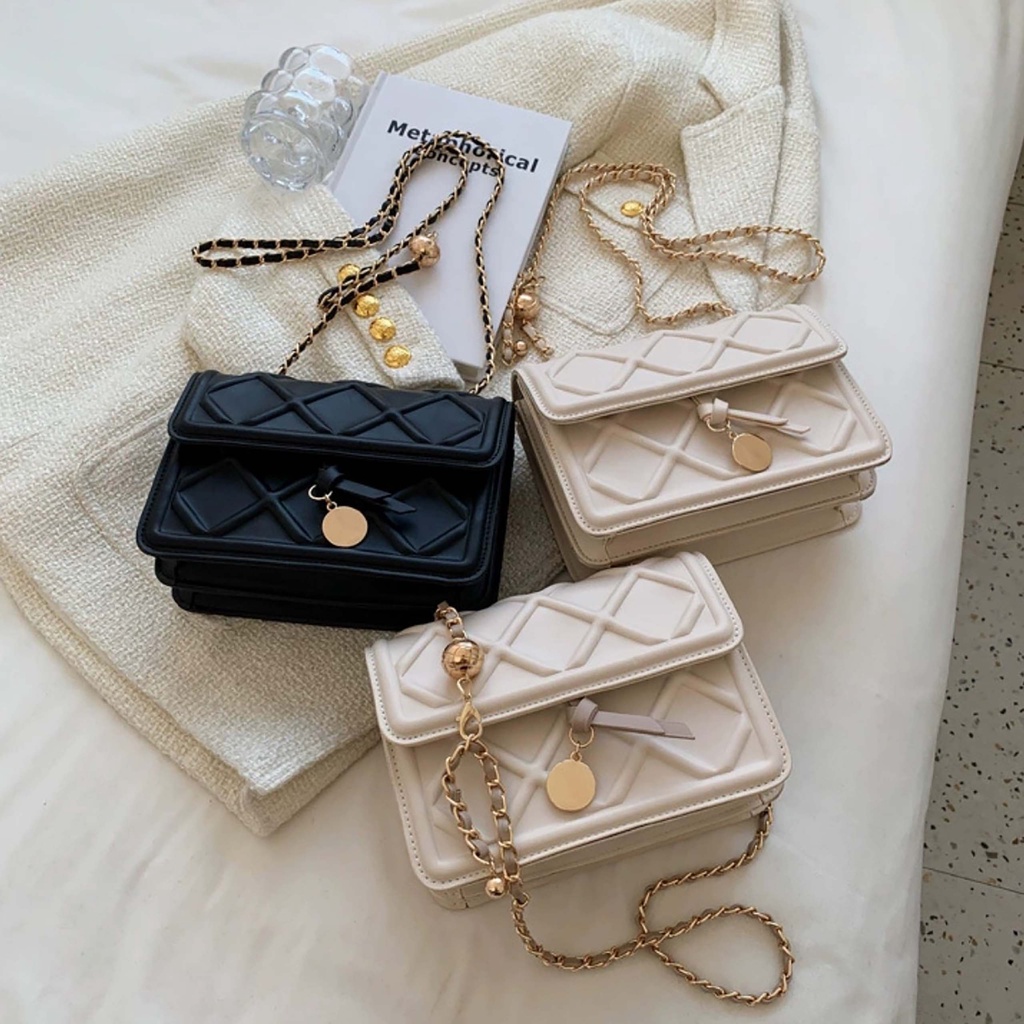 Túi đeo chéo nữ kết hợp đeo vai thời trang Zmin, chất liệu da PU cao cấp - T005