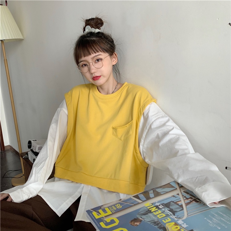 Áo len nữ dài tay cổ tròn thời trang