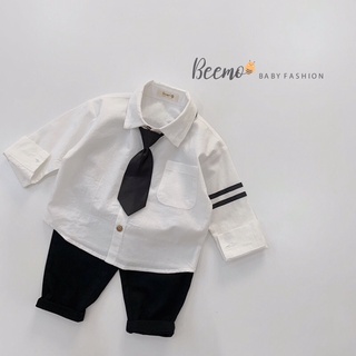 Set sơ mi công tử cho bé trai chuẩn beemo