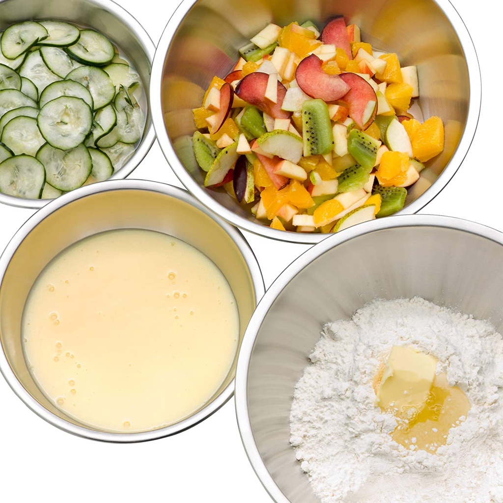 Âu trộn Wmf Gourmet nội địa Đức, Thố trộn rau củ, hoa quả Sallad Chất Liệu thép không gỉ an toàn cao cấp GermanySnT
