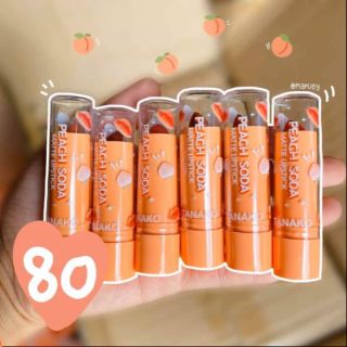 Set son Tanako Peach Soda Matte Lipstick 6 cây