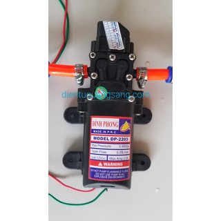Bơm Áp LỰC mini , bơm phun sương 12V
