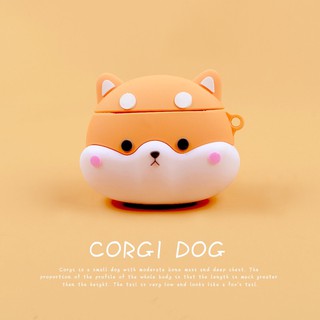 ☘️Tặng kèm móc☘️ Case bao Airpod 1 2 3 Pro Chó Nice Siba Inu - Vỏ bọc Cover đựng tai nghe không dây Airpods i11, i12...