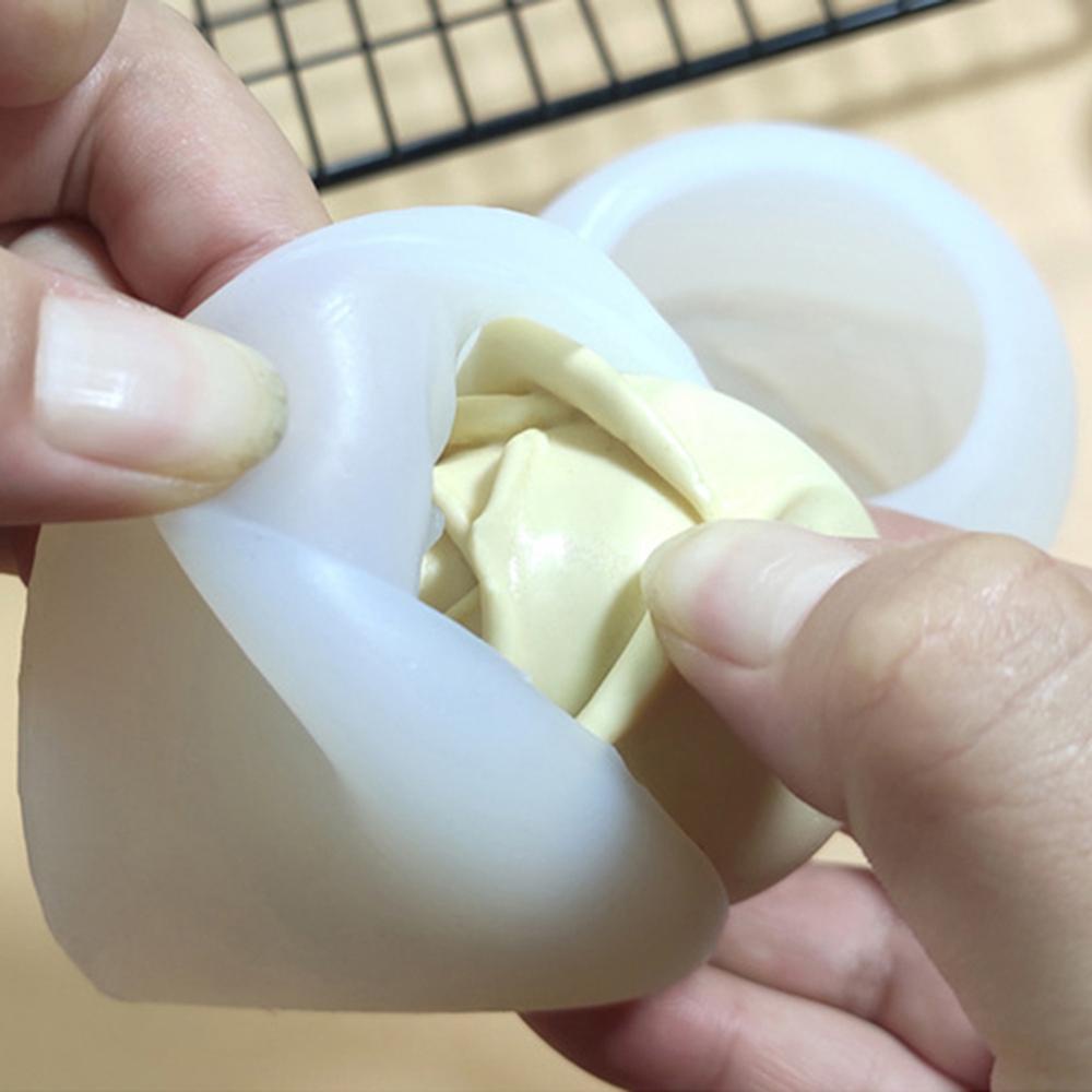 ESPO Khuôn Silicone Làm Đá Viên Tạo Hình Hoa Hồng 3D Độc Đáo Tiện Dụng