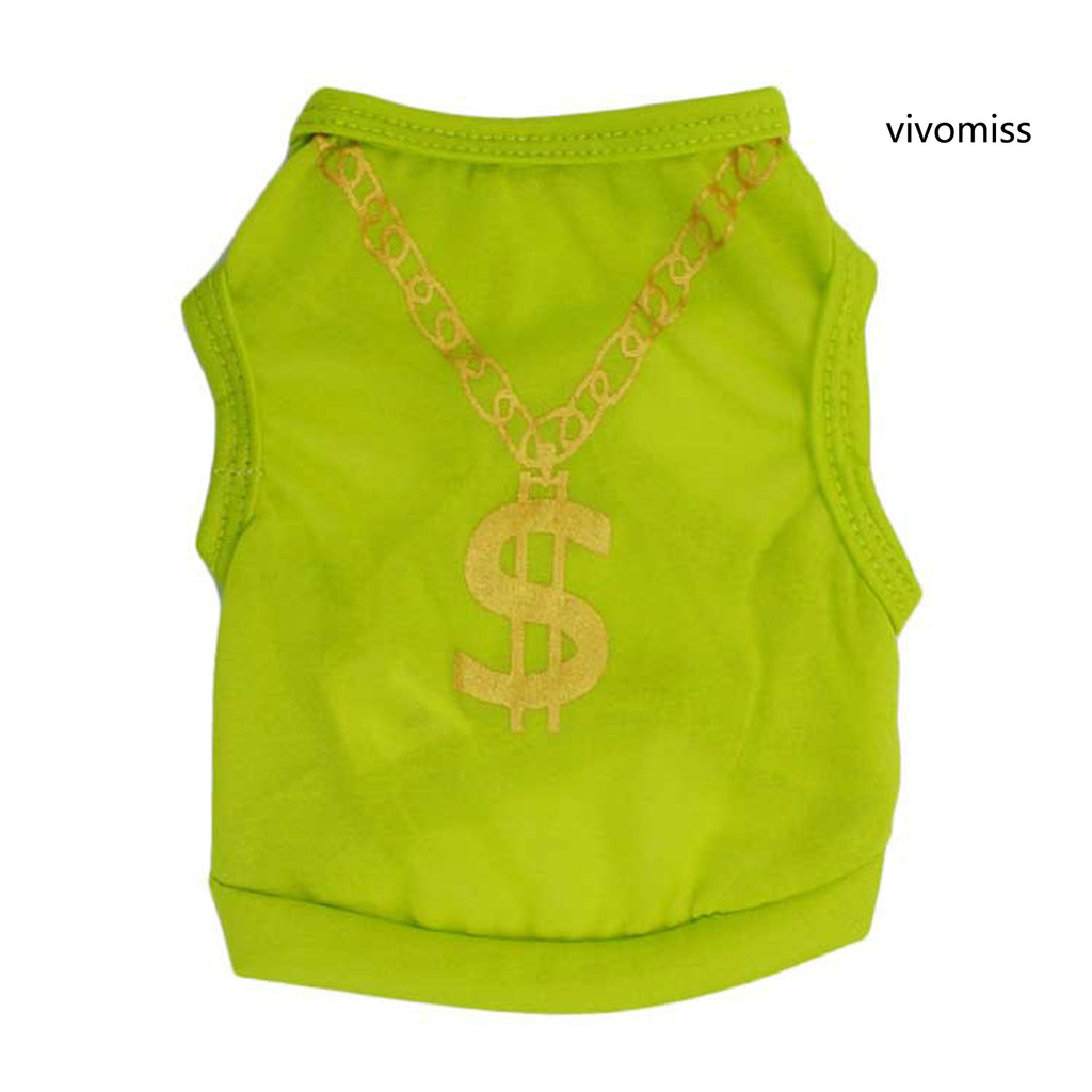 Áo Thun Không Tay Mềm Mại Cho Thú Cưng