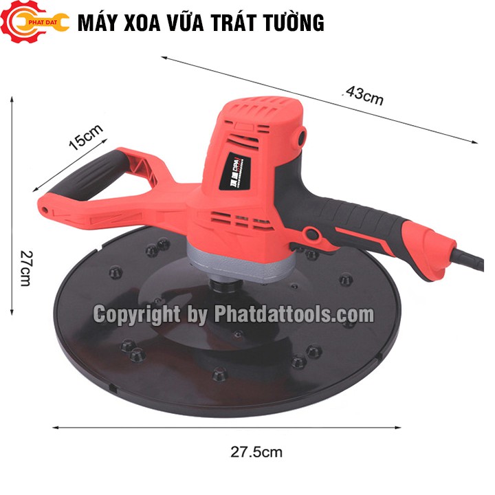 Máy Xoa Vữa Trát Tường MZ-380 Xoa Hồ Trát Tường Công Suất 1200W 6 cấp độ Bảo hành 6 tháng