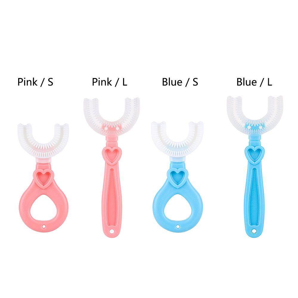 NIUYOU Bàn Chải Đánh Răng Hình Chữ C Cho Bé Từ 2-12 Tuổi