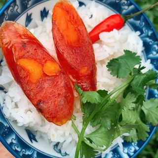 Lạp xưởng tôm trứng muối cho bé và cả gia đình cùng ăn ạ 500g