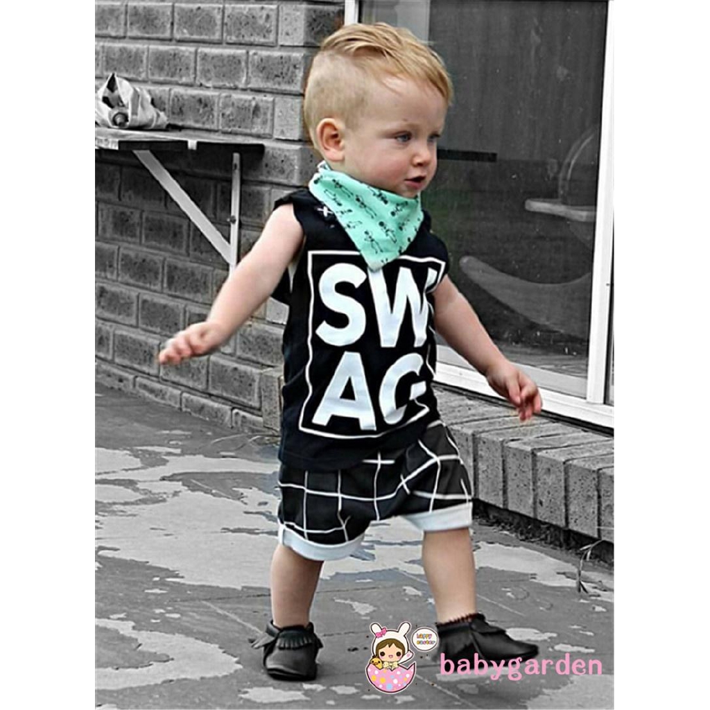 Áo Thun Và Quần Hình Cho Bé Trai