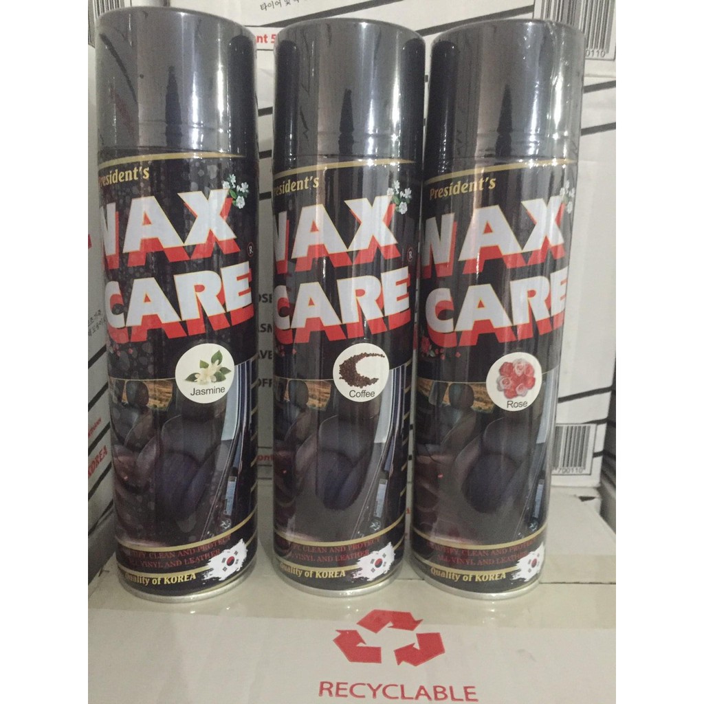 (Mùi Cafe) Dung dịch Wax Care - Chai xịt bóng đồ da ghế da nội thất đồ gỗ làm sạch làm bóng làm mềm mịn dưỡng bóng