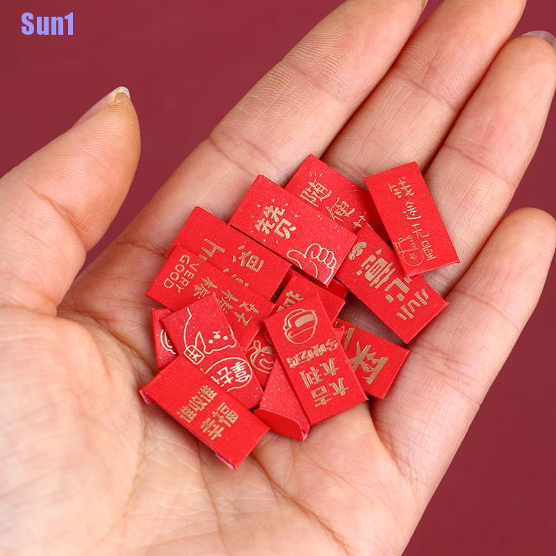 Bộ 10 Túi Đỏ May Mắn Cho Nhà Búp Bê