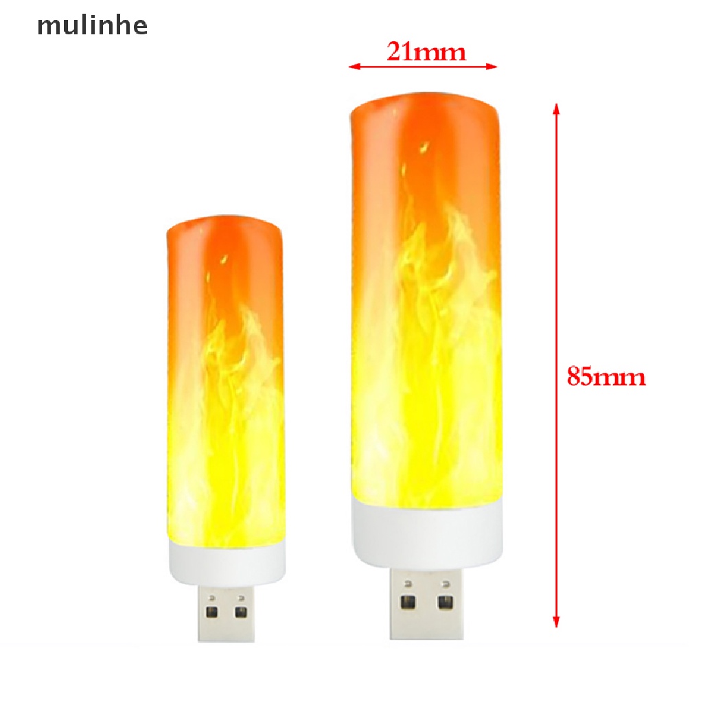 Đèn LED Hình Ngọn Nến Cổng USB