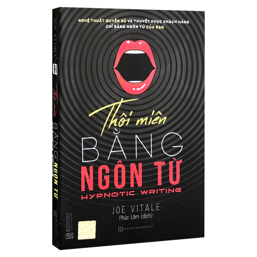 Sách - Thôi Miên Bằng Ngôn Từ - Joe Vitale (bìa đen)