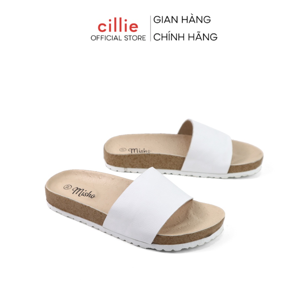 Dép Đế Trấu Nữ Quai Ngang Cillie Bằng Da Thật Mềm Mại Nhẹ Nhàng Thời Trang Đi Biển, Đi Chơi 1009